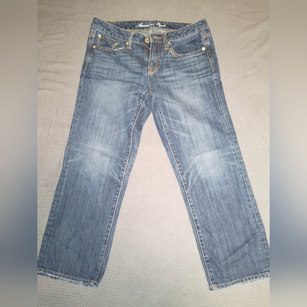 Women's American eagle boy fit capris